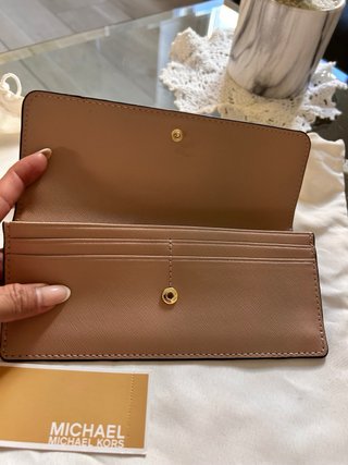 Cartera Michael Kors Beige Original
