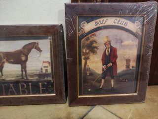 Lote cuadros decorativos vintage