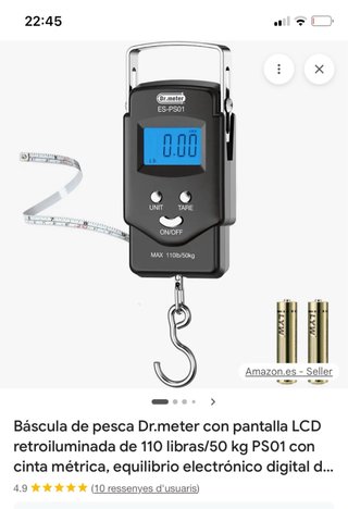 Báscula Digital Dr. Meter ES-PS01