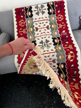Tappeto Kilim in Cotone 80x200cm - Difetto