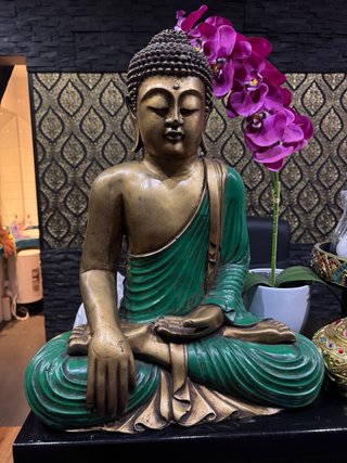 Estatua Buda Sentado Grande 50cm