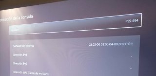 Nueva PlayStation 5 PS5 con lector Firmware 6.02