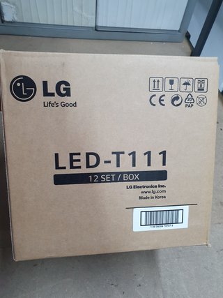 Lote 12 Focos LED LG T111 41W + Drivers