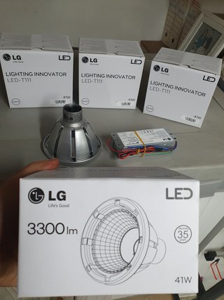 Lote 12 Focos LED LG T111 41W + Drivers