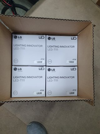 Lote 12 Focos LED LG T111 41W + Drivers