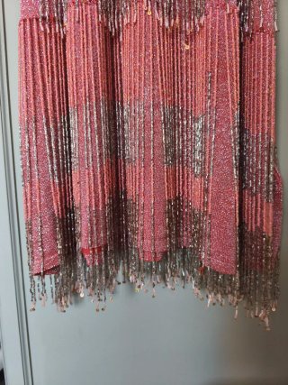 Vestido fiesta Zara flecos SIN ESTRENAR