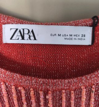 Vestido fiesta Zara flecos SIN ESTRENAR