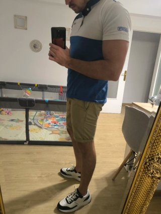 Polo Lacoste sport Talla M Color blanco y Azul