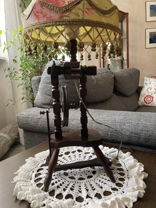 Lampada da tavolo arcolaio vintage