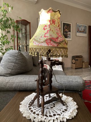 Lampada da tavolo arcolaio vintage