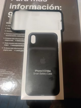 Funda iPhone XS Max Negra Nueva