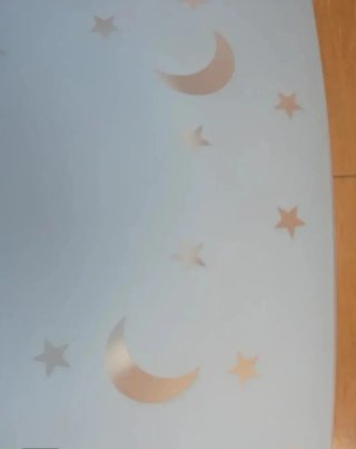 Lámpara de techo estrellas y lunas