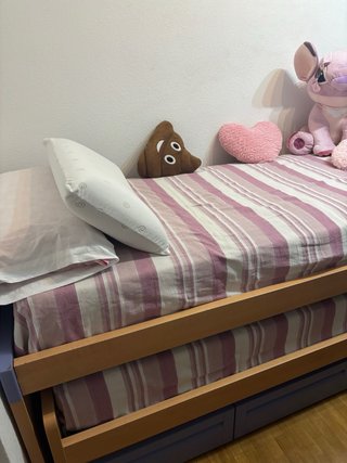 Cama nido madera Ikea (sin colchón superior)