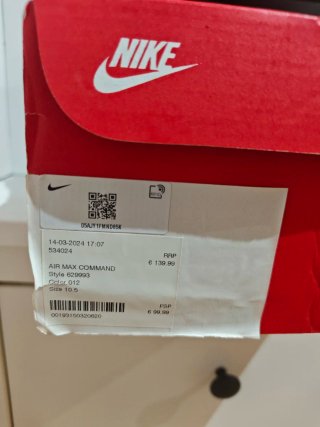 Nike Air Max command grey/black.PVP original 140 e