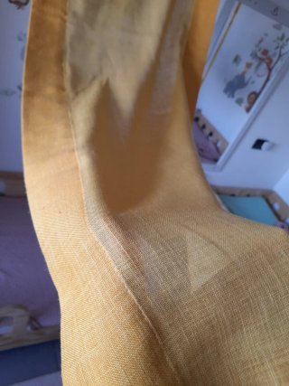 Tenda lino ocra 46x244 cm