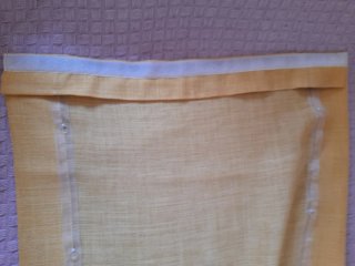 Tenda lino ocra 46x244 cm