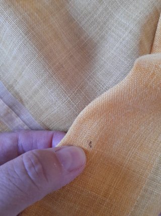 Tenda lino ocra 46x244 cm