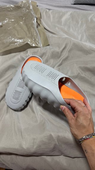 Zapatillas Mind grises y naranjas 43