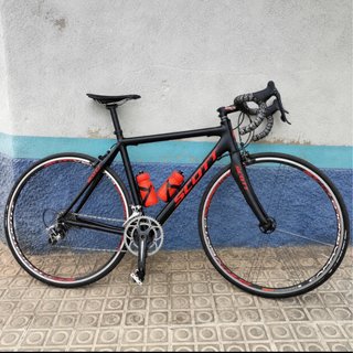 Bicicleta Scott Full Carbon Negra