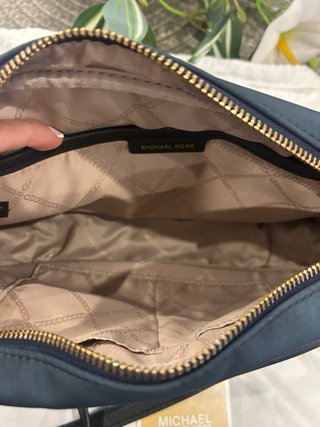 Bolso Michael Kors Azul y Negro