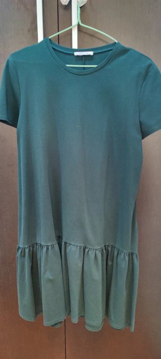 Vestido verde Zara