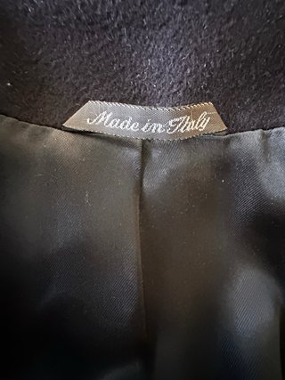 Cappotto Puro Cachemire Blu Ing. Loro Piana
