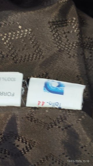 Abrigo vintage pelo sintético talla 44