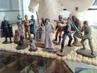 Star Wars 14 Figuras Plomo 2005
