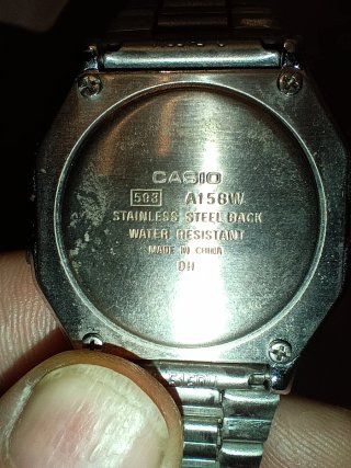 Reloj Casio A158W Digital Acero