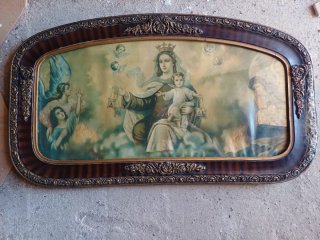 Cuadro religioso Virgen y Niño