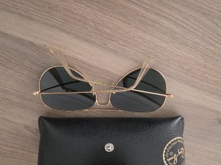 Gafas Ray-Ban Aviator Dorado y Negro