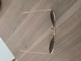 Gafas Ray-Ban Aviator Dorado y Negro