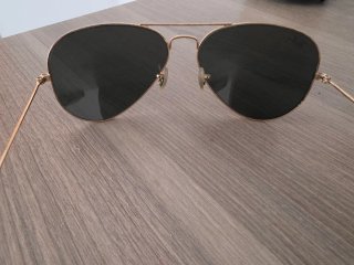 Gafas Ray-Ban Aviator Dorado y Negro
