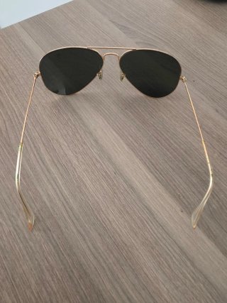 Gafas Ray-Ban Aviator Dorado y Negro