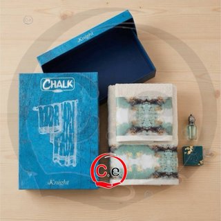 Set Asciugamani Chalk Knight 1 viso 1 ospite