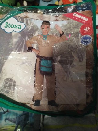 Disfraz Indio Infantil Atosa Talla 3-4 Años