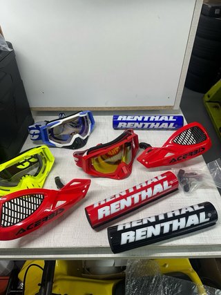 Gafas Motocross/Enduro,Paramanos, cubre manillar..