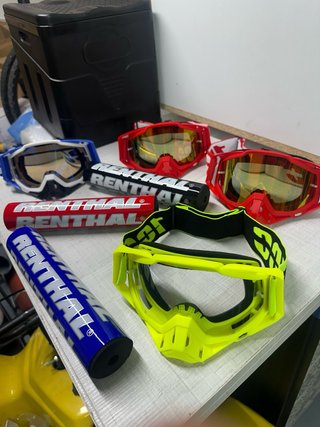 Gafas Motocross/Enduro,Paramanos, cubre manillar..