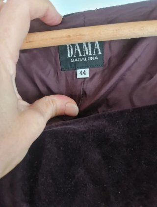 DAMA Top terciopelo Sin uso - T.M