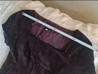 DAMA Top terciopelo Sin uso - T.M