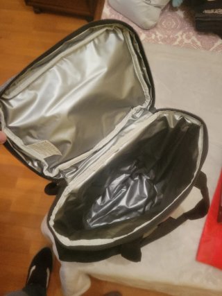 Mochila Valira Térmica Gris y Naranja