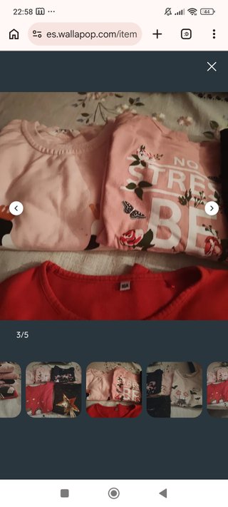 Lote Ropa Infantil Niña,Tallas 5-6 años