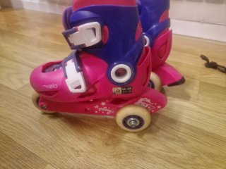 Patines Oxelo niña T26-28 3 ruedas