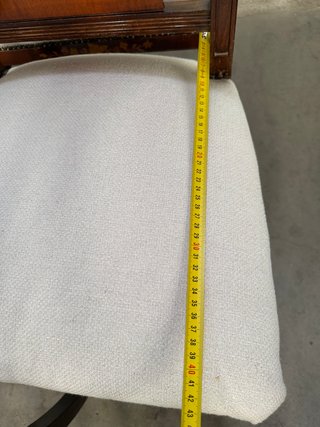 Juego de 8 Sillas Antiguas Tapizadas