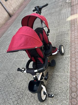 Bicicleta gemelar/trilliza para dos niños