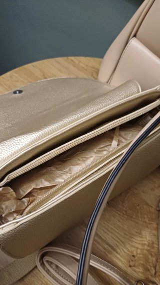 Set Borse Beige e Oro
