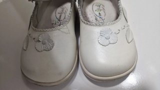 Zapato en piel blanco
