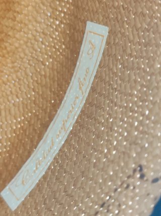 Sombrero Auténtico paja Panamá, talla M color tost