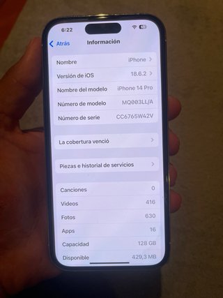 iPhone 14 Pro Negro