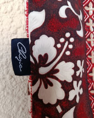 Camisa Hawaiana Roja Floral Algodón XL